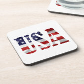アメリカ愛国心 コースター (左側)