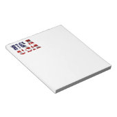 アメリカ愛国心 ノートパッド (アングル)