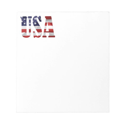 アメリカ愛国心 ノートパッド (正面)