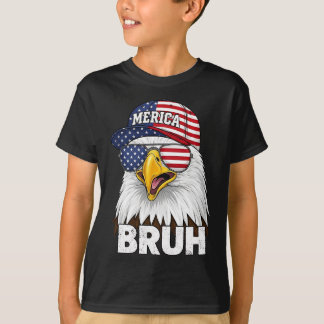 アメリカ愛国心 ブルハ 四日間の七月鷲M Tシャツ
