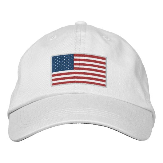 アメリカ愛国心 刺繍入りキャップ (正面)