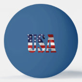 アメリカ愛国心 卓球ボール (正面)