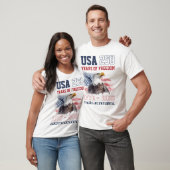 アメリカ愛国心 自由 アメリカ250周年記念 Tシャツ (ユニセックス)