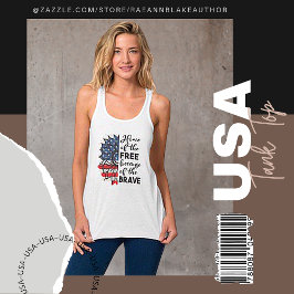 アメリカ愛国戦車上位Tシャツ タンクトップ