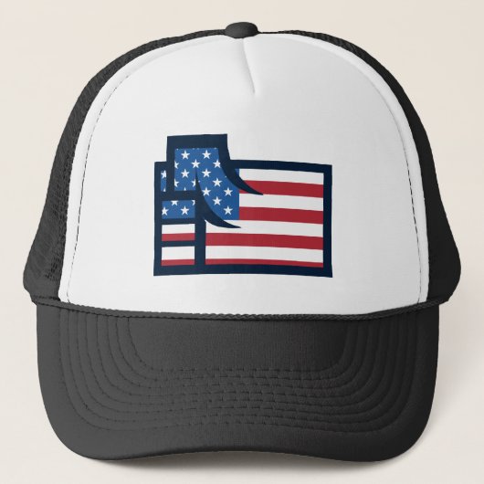 アメリカ愛国拳 キャップ (正面)