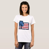 アメリカ愛国拳 Tシャツ (正面フル)