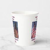 アメリカ愛国旗250周年記念 紙コップ (左)