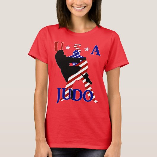 アメリカ愛国武術柔道 Tシャツ (正面)