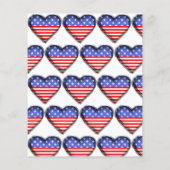 アメリカ愛国気球1st誕生日招待状 チラシ (裏面)