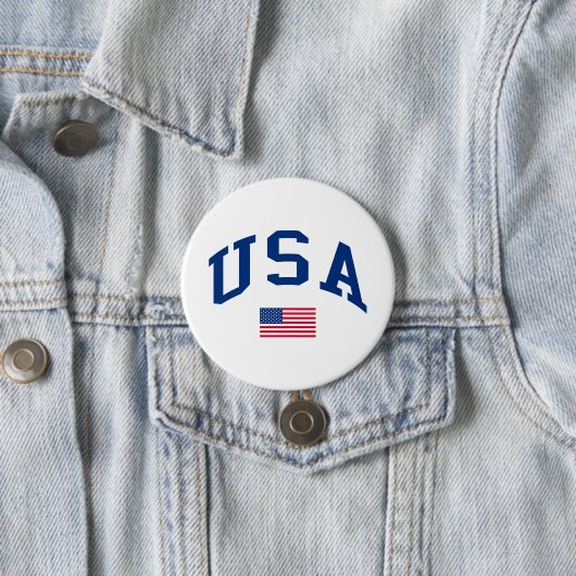 アメリカ愛国独立記念日アメリカ国旗 缶バッジ (インサイチュ)