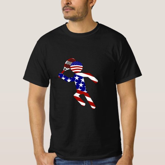 アメリカ愛国男子テニス Tシャツ (正面)