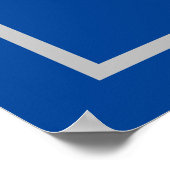 アメリカ愛国的きらめくワードアート ポスター (角)