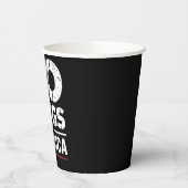 アメリカ愛国的なアメリカ国旗に王はいない 紙コップ (左)