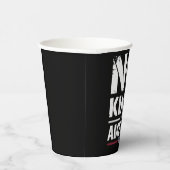 アメリカ愛国的なアメリカ国旗に王はいない 紙コップ (右)