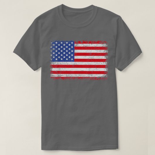 アメリカ愛国的なアメリカ国旗の女男性へ性キッズボーイ Tシャツ (デザイン正面)