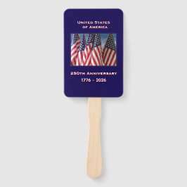 アメリカ愛国的なアメリカ国旗250周年記念 ハンドファン