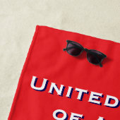 アメリカ愛国的なアメリカ国旗250周年記念 ビーチタオル (インサイチュ)