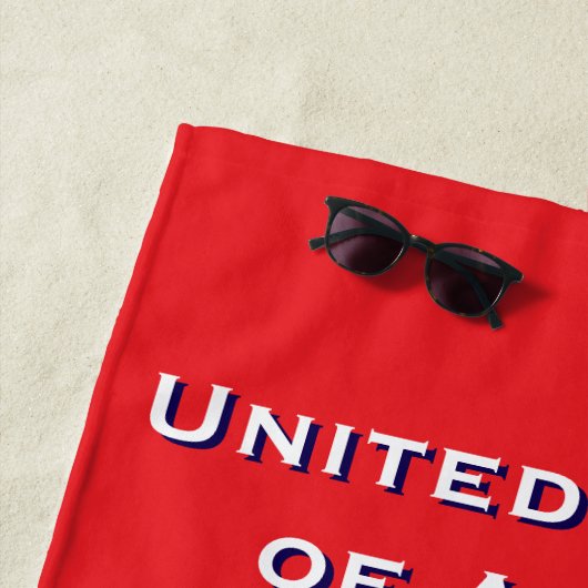 アメリカ愛国的なアメリカ国旗250周年記念 ビーチタオル (インサイチュ)