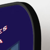 アメリカ愛国的なアメリカ国旗250周年記念 ピックルボールラケット (左詳細)