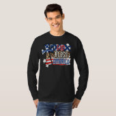 アメリカ愛国的なアメリカ神の祝福 Tシャツ (正面フル)
