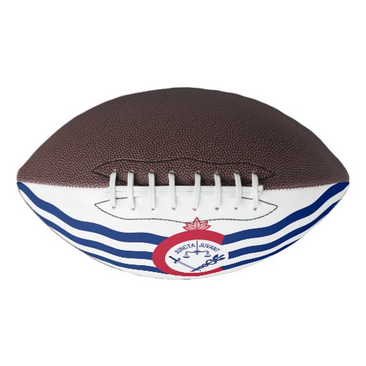 アメリカ愛国的なシンシナティ国旗 アメリカンフットボール (正面)