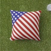アメリカ愛国的なスターとストライプ装飾用クッション アウトドアクッション (芝生)