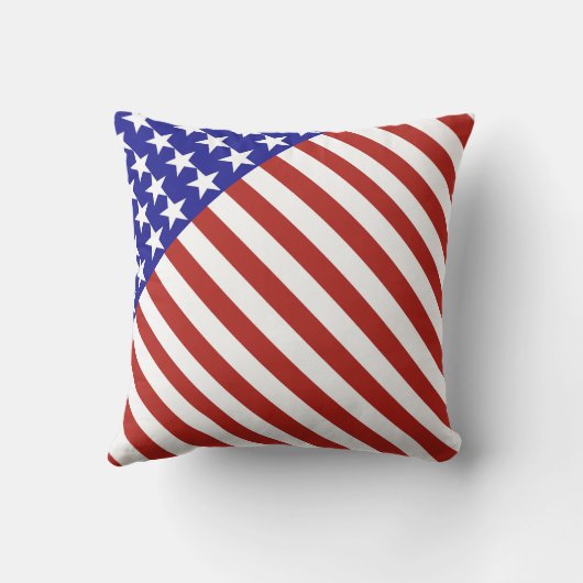 アメリカ愛国的なスターとストライプ装飾用クッション アウトドアクッション (裏面)