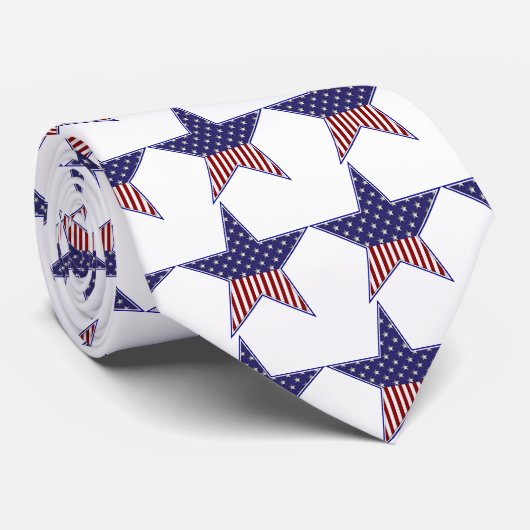 アメリカ愛国的なスターストライプズ ネクタイ (ロール)