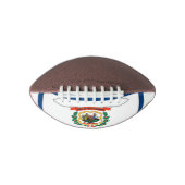 アメリカ愛国的なフットボールのウェストバージニア州旗 アメリカンフットボール (正面)