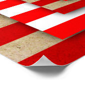 アメリカ愛国的なポスター – 交互フラッグ層 ポスター (角)