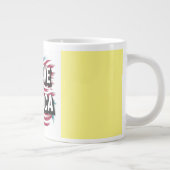 「アメリカ愛国的なマグカップへの愛」 ジャンボコーヒーマグカップ (右)