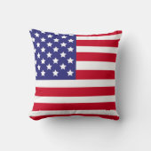 アメリカ愛国的な国旗のスターストライプズ&アメリカ クッション (正面)
