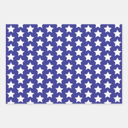 アメリカ愛国的な国旗のスターストライプズ&アメリカ ラッピングペーパーシート (正面2)