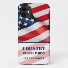 アメリカ愛国的な国旗We the People iPhone 11 ケース