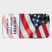 アメリカ愛国的な国旗We the People Case-Mate iPhoneケース (裏面(横))