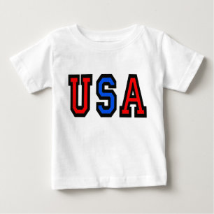 アメリカ愛国的な幼児Tシャツ ベビーTシャツ