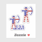 アメリカ愛国的な弓術 シール (シート)