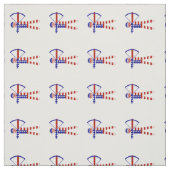 アメリカ愛国的な弓術 ファブリック (見本)