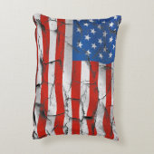 アメリカ愛国的な米国国旗 アクセントクッション (裏面(縦))