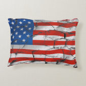 アメリカ愛国的な米国国旗 アクセントクッション (裏面)