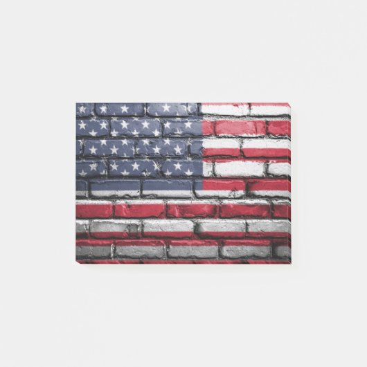 アメリカ愛国的な米国国旗 ポストイット (正面)
