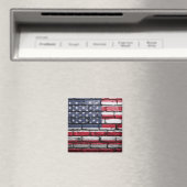 アメリカ愛国的な米国国旗 マグネット (インサイチュ (食洗機))