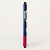 アメリカ愛国的な誇りを持ったアメリカ国旗の赤青 Case-Mate iPhoneケース (裏面/右)