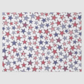 アメリカ愛国的な赤と白の星 薄葉紙 (正面)