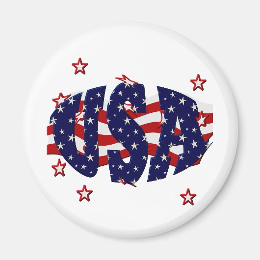 アメリカ愛国的な マグネット (正面)