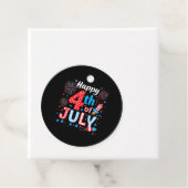 アメリカ愛国的アメリカ国旗の7月4日(土) フェイバータグ (インサイチュ)