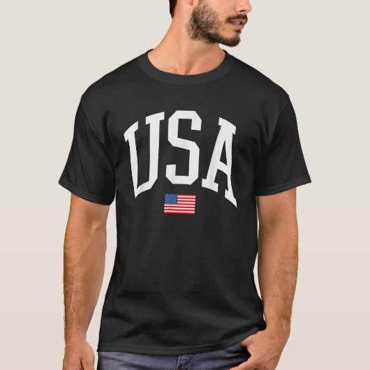 アメリカ愛国的アメリカ1776年7月アメリカのハッピー第四 Tシャツ (正面)