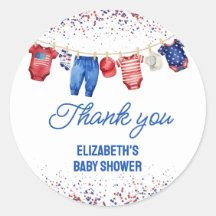 アメリカ愛国的オールアメリカベビー赤白と青