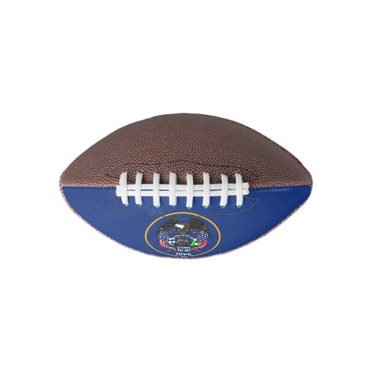 アメリカ愛国的サッカーのユタ州旗 アメリカンフットボール (正面)