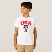 アメリカ愛国的サッカー Tシャツ (正面フル)